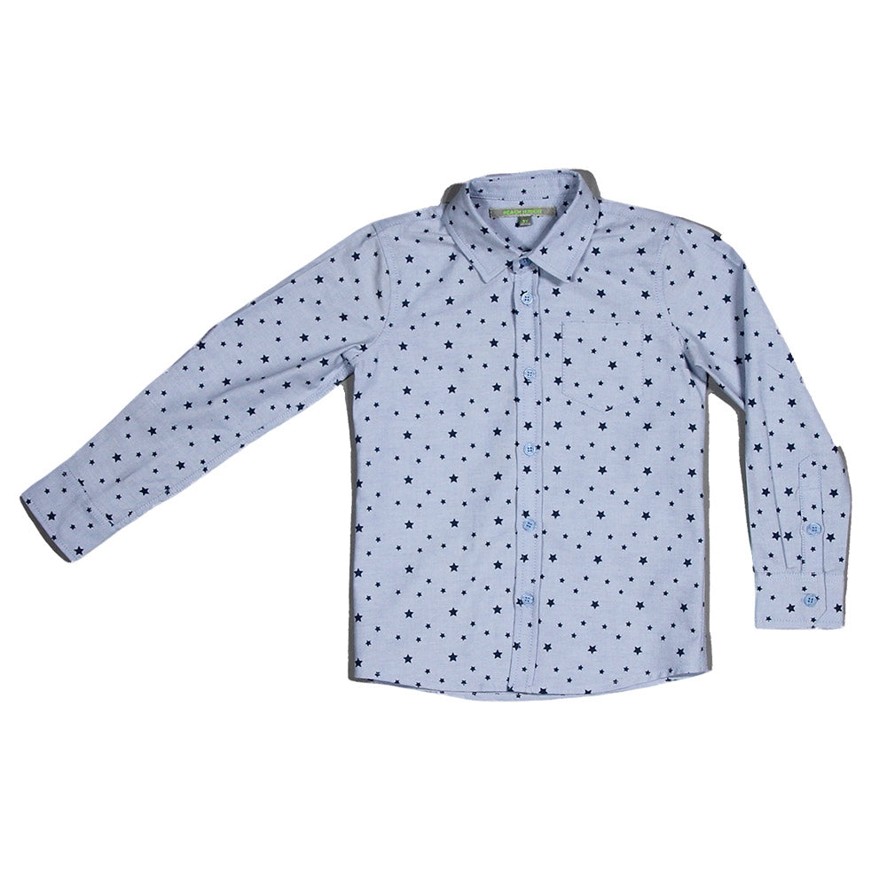 Camicia della linea abbigliamento bambino Silvian Heach Junior. A tinta unita con fantasia di ste...