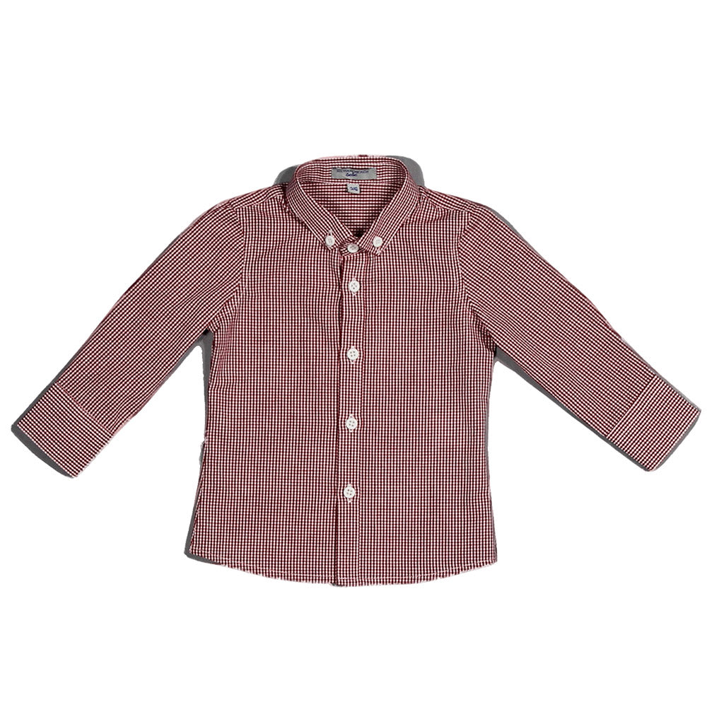 Camicia della linea abbigliamento bambino Silvian Heach Kids. Fantasia a quadri. Disponibile in a...