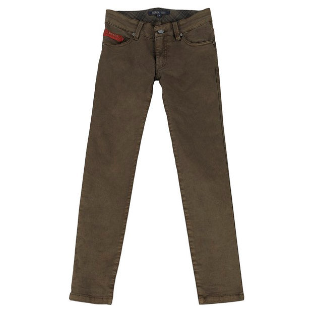 
  Pantalone taglio slim della linea abbigliamento bambino Silvian Heach Kids , vita bassa, misur...