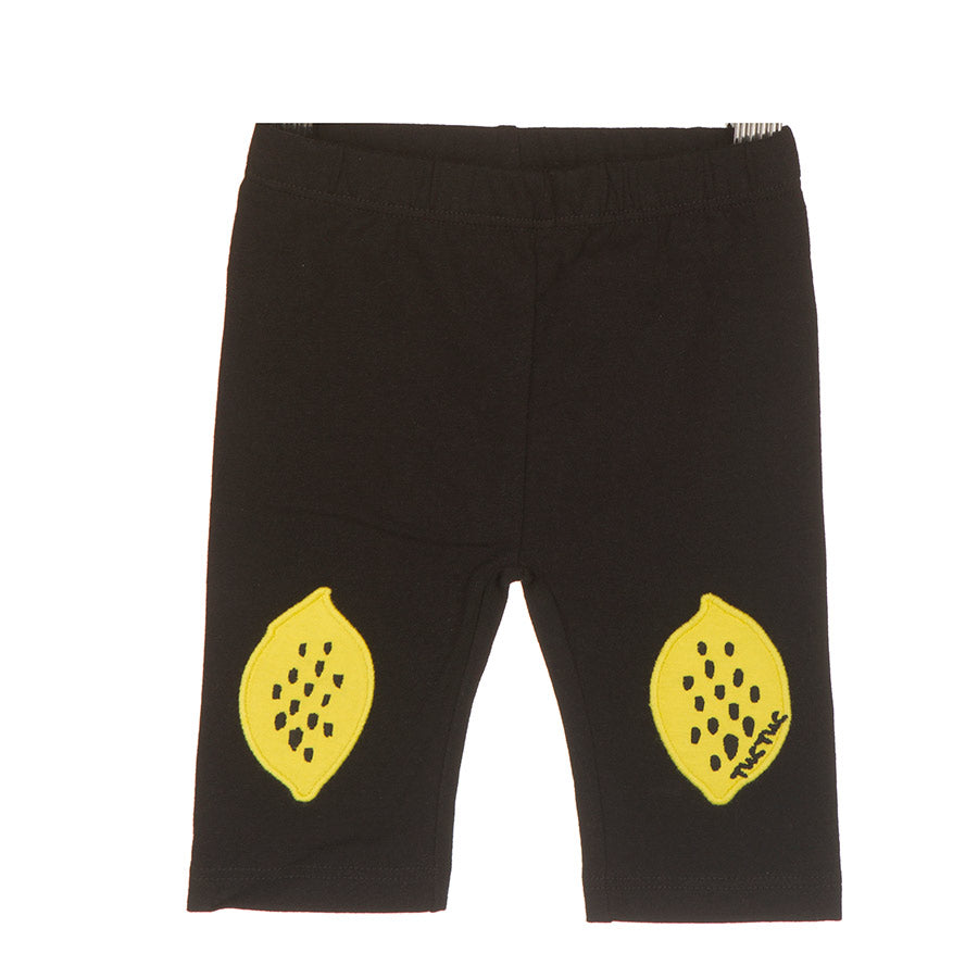 
  Leggins della linea abbigliamento bambina Tuc Tuc, tinta unita con applicazione
  lemon in tes...