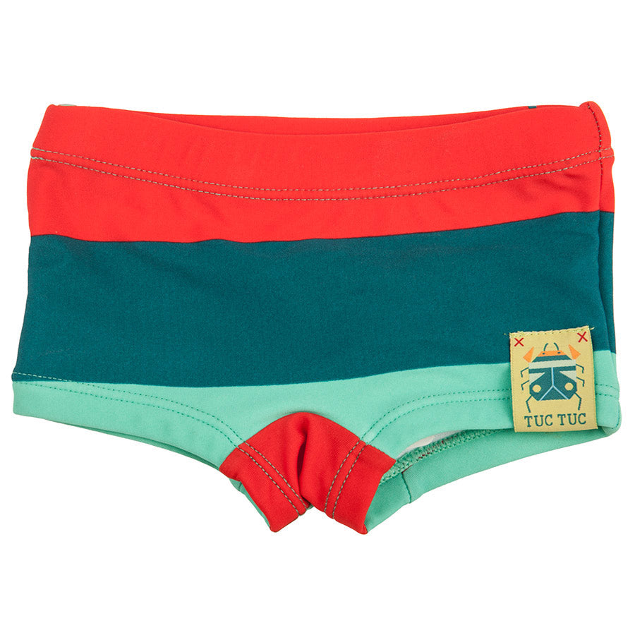 
  Boxer mare della linea abbigliamento bambino Tuc Tuc con fantasia a righe. 



  Composizione:...