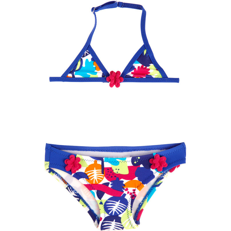 
  Bikini della linea abbigliamento bambina Tuc Tuc, con triangolini nella parte superiore
  e ap...