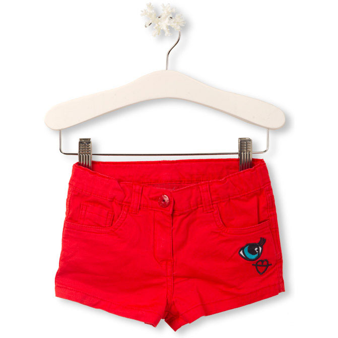 
  Short della linea abbigliamento bambina Tuc Tuc, con modello dritto e ricamo colorato
  sul la...