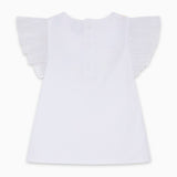 T-SHIRT JERSEY E TULLE