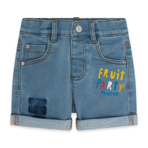 
  Pantaloncino in Jeans della Linea Abbigliamento Bambino Tuc Tuc, collezione Fruitty
  Time, co...