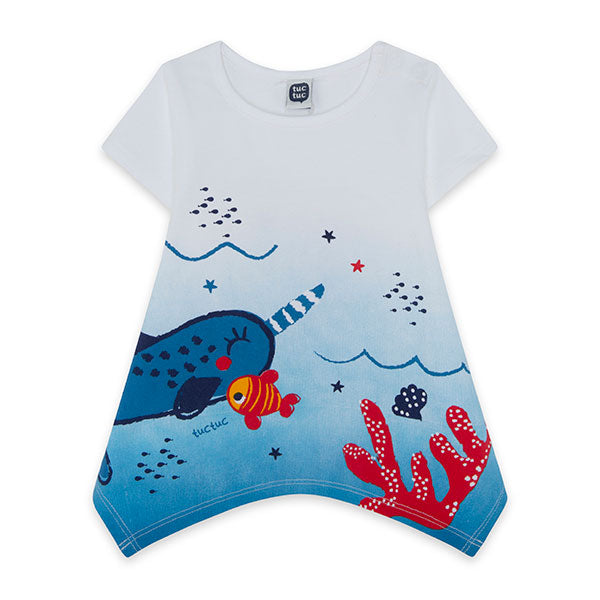 
  Maglietta lunga della linea Abbigliamento Bambina Tuc tuc, collezione Red Submarine,
  con tag...