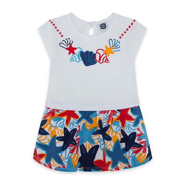 
  Abitino della linea Abbigliamento Bambina Tuc Tuc, collezione Red Submarine. Con
  gonna a fan...