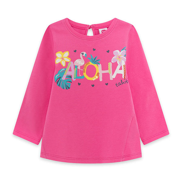 
  Maglia della Linea Abbigliamento Bambina Tuc Tuc, collezione Tahiti, a manica lunga,
  con sta...