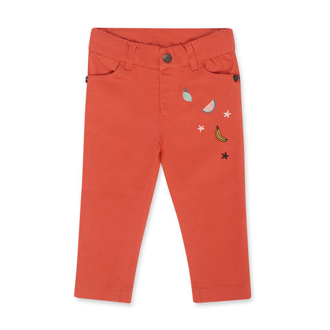 PANTALONI TWILL DI COTONE