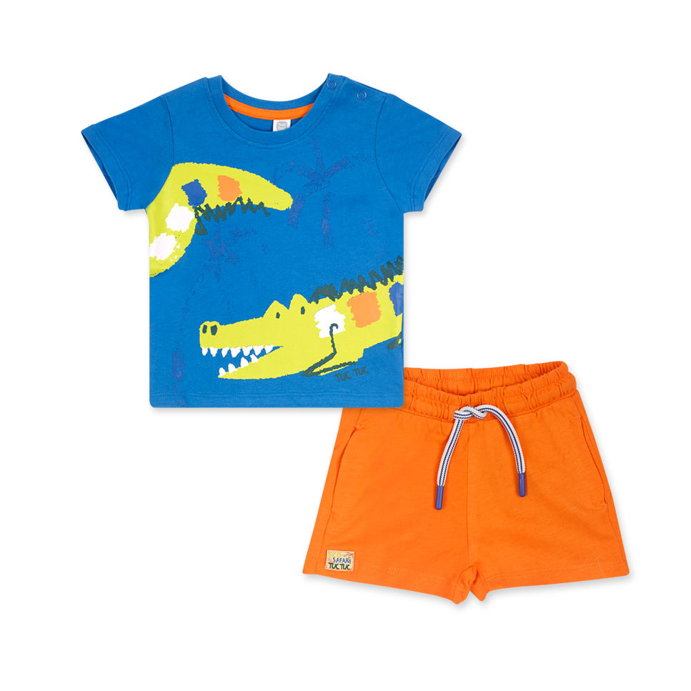 
Completo due pezzi della Linea Abbigliamento Bambino Tuc Tuc,con stampa colorata sulla t-shirt e...