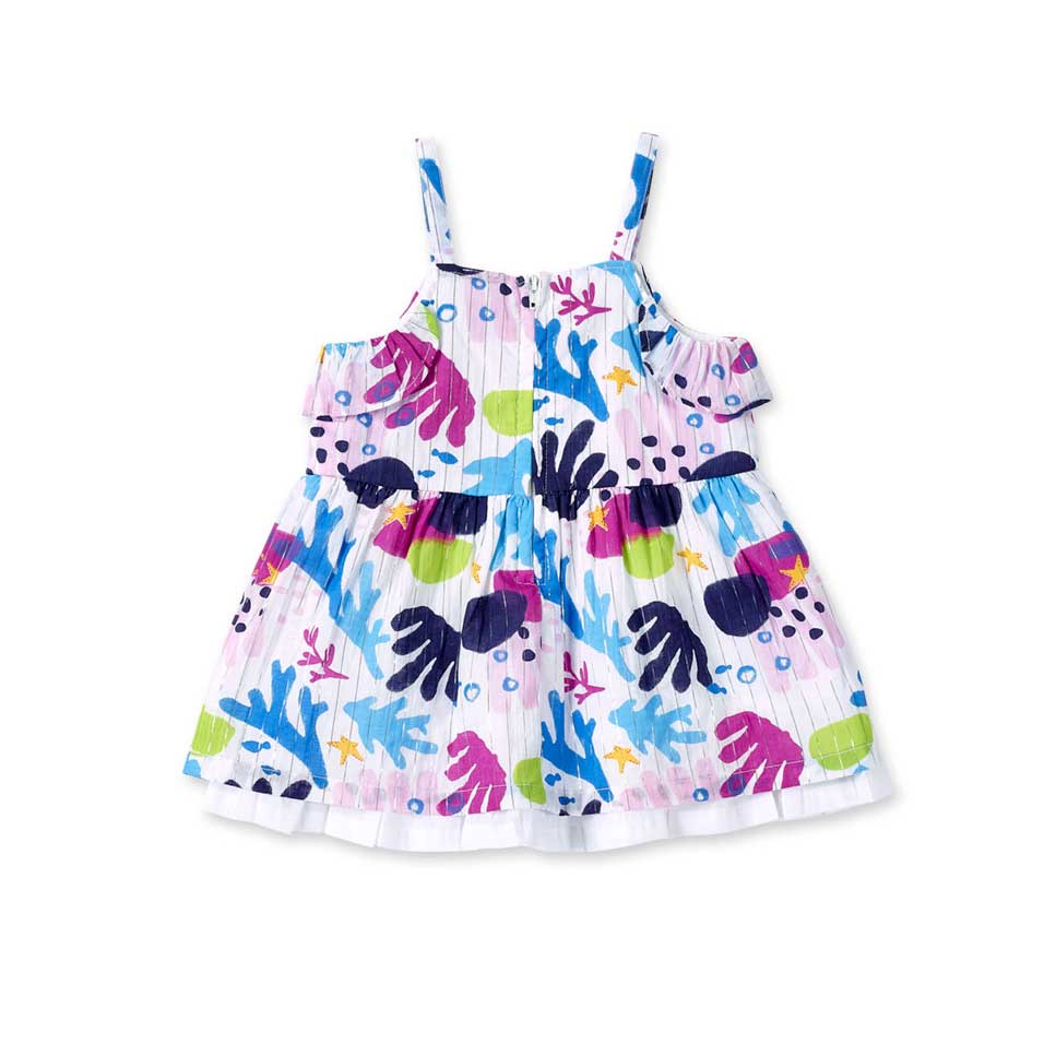 
Vestito modello prendisole della Linea Abbigliamento Bambina Tuc Tuc, con bretelline e sottogonn...