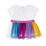 ABITO JERSEY E TULLE