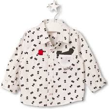 
  Camicia della linea abbigliamento bambino Tuc Tuc a tinta unita con simpatica fantasia
  geome...