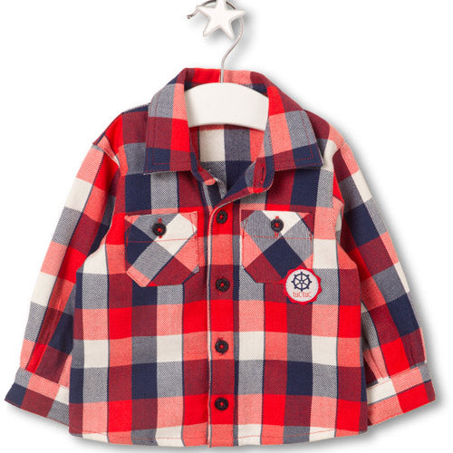 
  Camicia della linea abbigliamento bambino Tuc Tuc a quadri con taschine sul davanti.



   


...