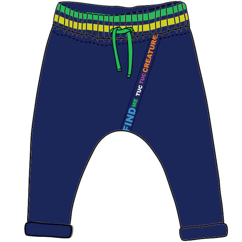 PANTALÓN FELPA AZUL NIÑO