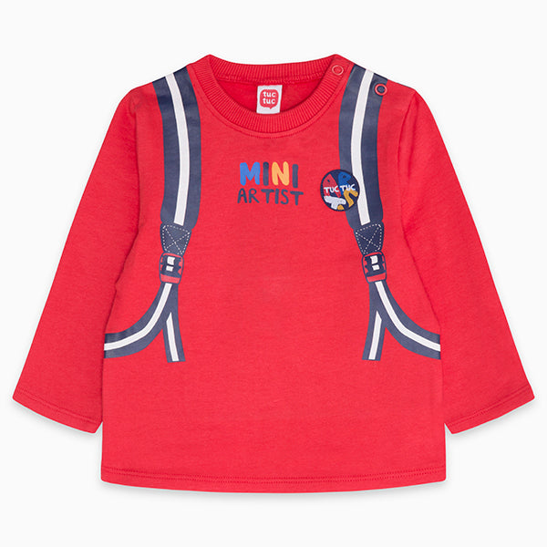 
  T-shirt della Linea Abbigliamento Bambino Tuc Tuc con bottoncini a pressione sulla
  spallina ...