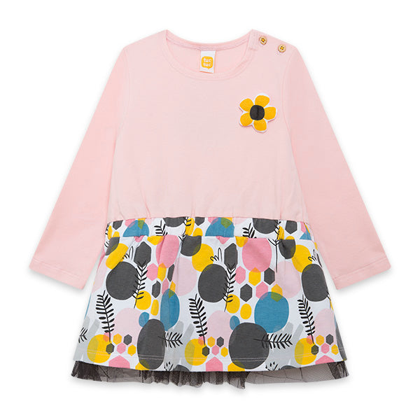 
  Abitino della linea Abbigliamento Bambina Tuc Tuc, collezione Bee Happy. Modello
  tagliato in...