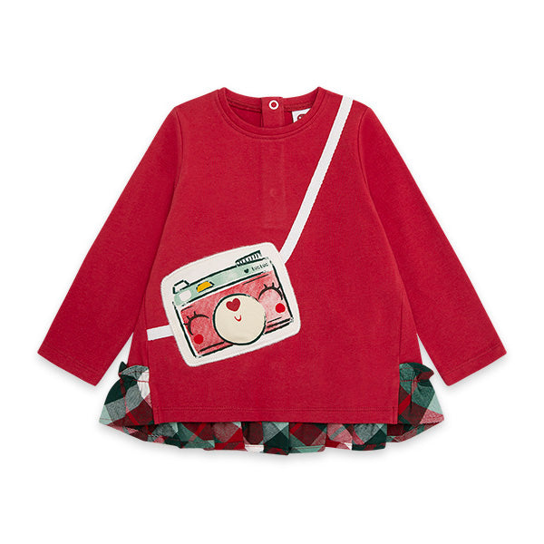 
  T-shirt in jersey e flanella della linea abbigliamento bambina Tuc Tuc, collezione
  Highlands...