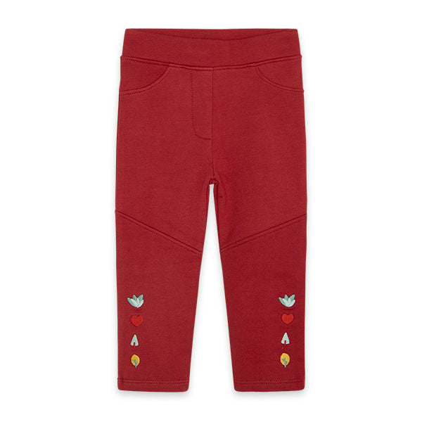 
  Leggiens in felpa della linea abbigliamento bambina Tuc Tuc, collezione Highlands,
  con ricam...