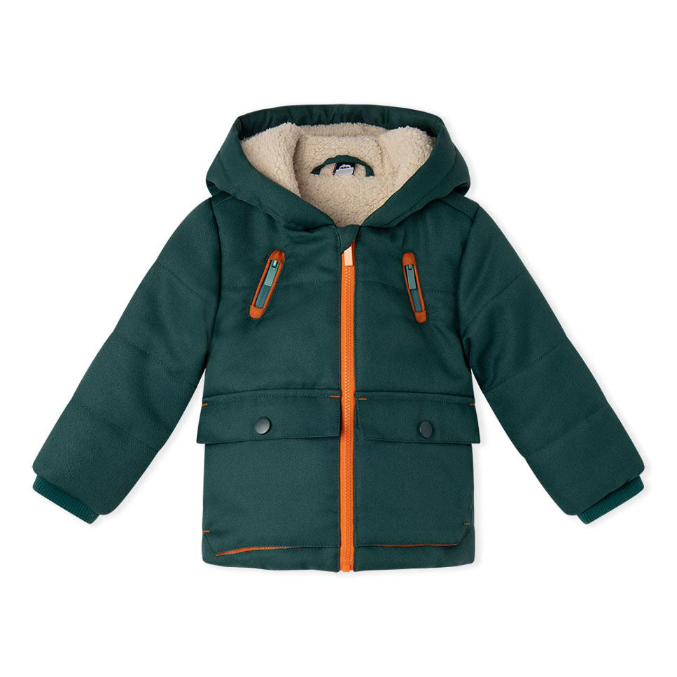 
Parka della Linea Abbigliamento Bambino Tuc Tuc, con imbottitura e interno in pellicciotto. Capp...