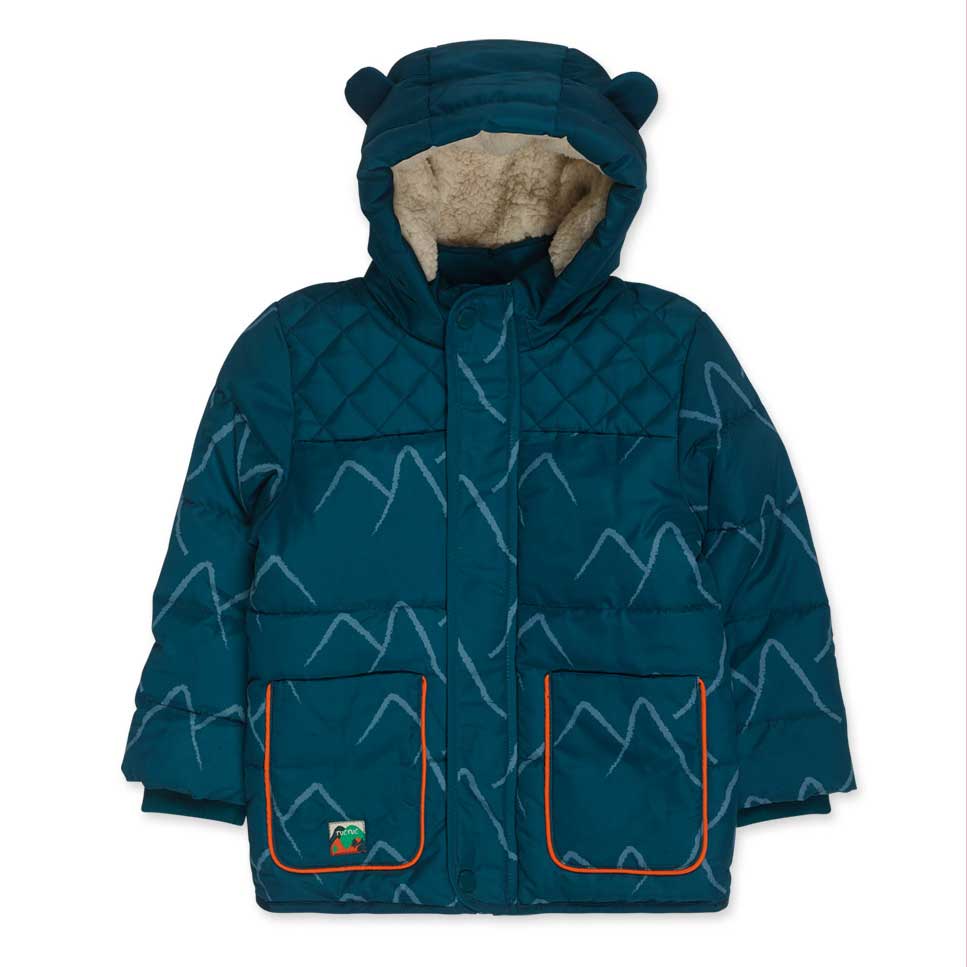 
Parka della Linea Abbigliamento Bambino tuc Tuc, con fantasia tono su tono, pellicciotto all'int...