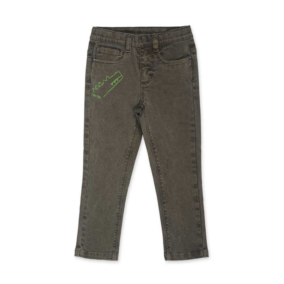 Pantaloni denim della Linea Abbigliamento Bambino Tuc Tuc, con misura regolabile in vita.
Composi...