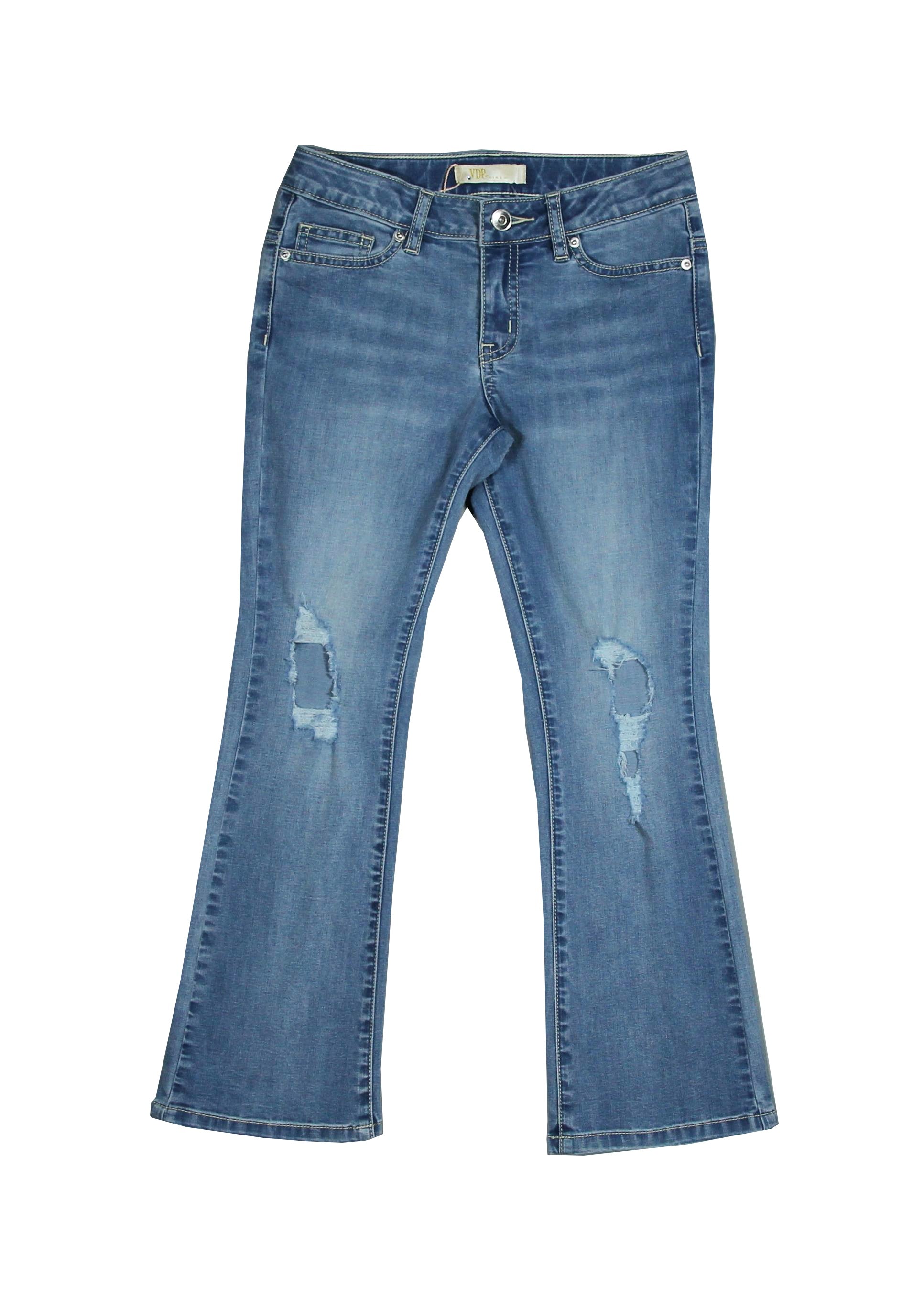 
  Jeans della linea Abbigliamento Bambina Via Delle Perle modello anni ' 70 con misura
  regolab...